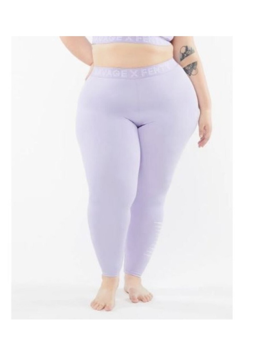 Savage X Fenty Women’s Lavender Forever Savage Leggings Size 2X - Picture 3 of 7